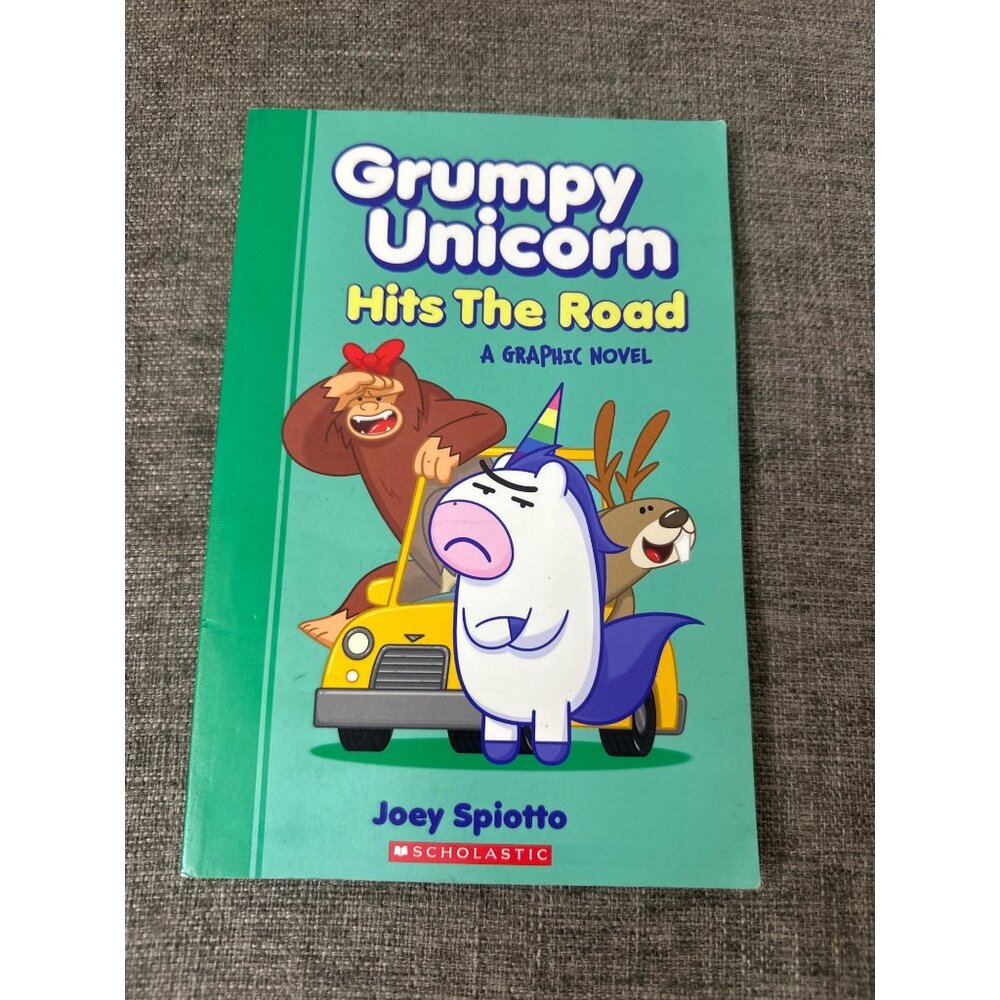Grumpy Unicorn Hits The Road Graphic Novel By Joey Spiotto - Picture 1 of 3